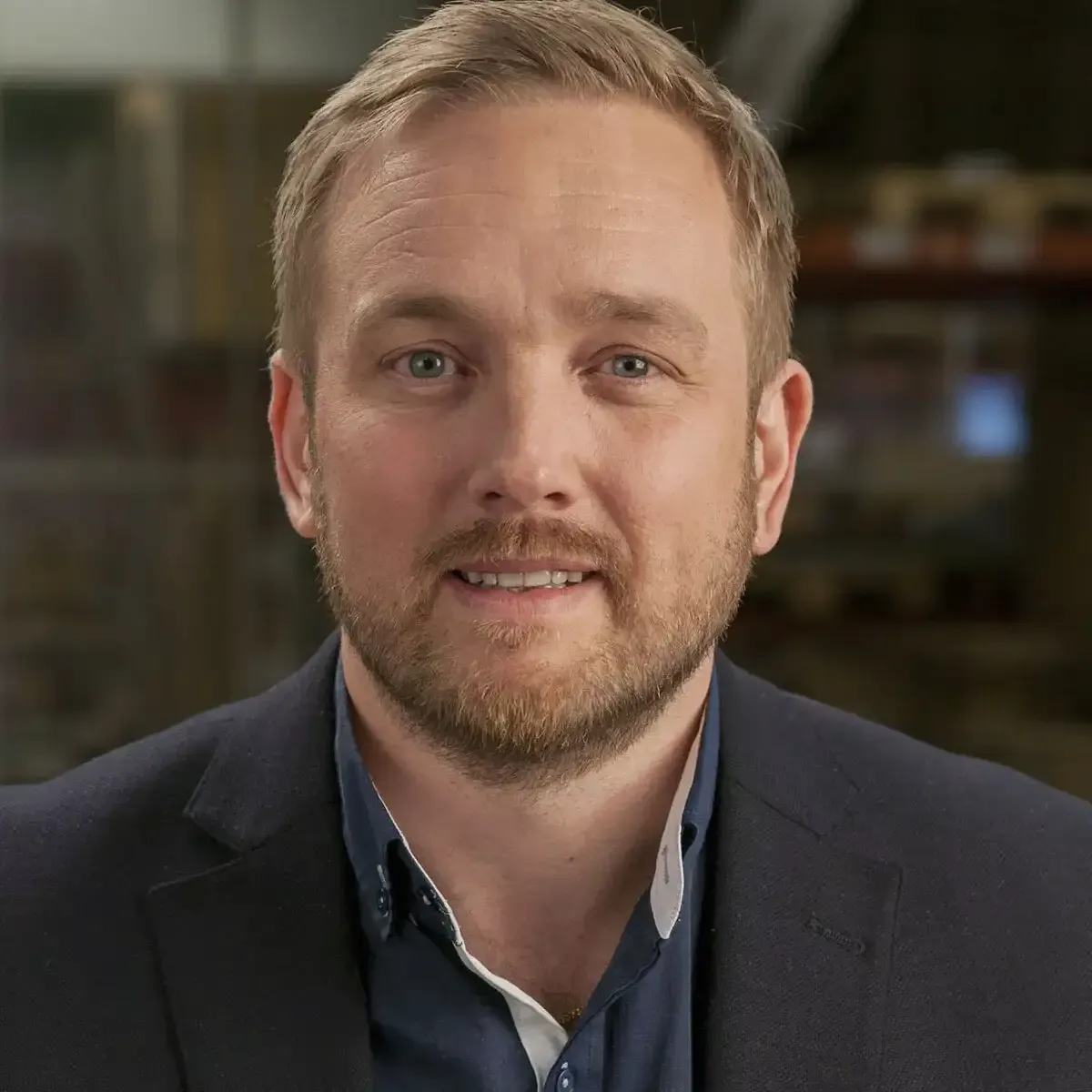 Porträtt av Andreas Simonsson, VD på Interal AB