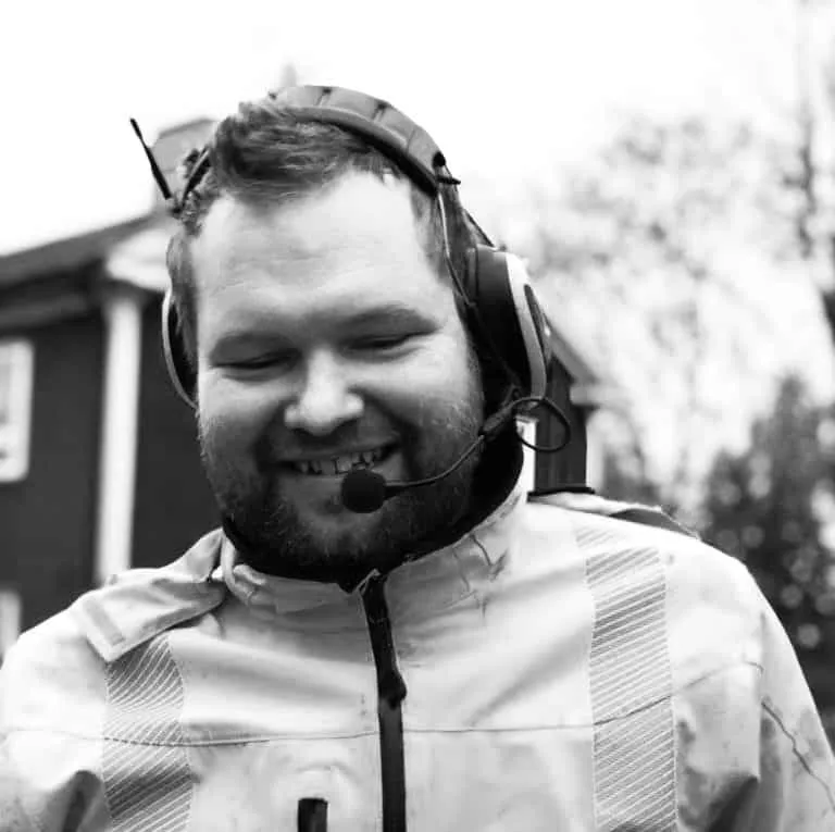 Porträtt av Eric Grandt, arbetsledare