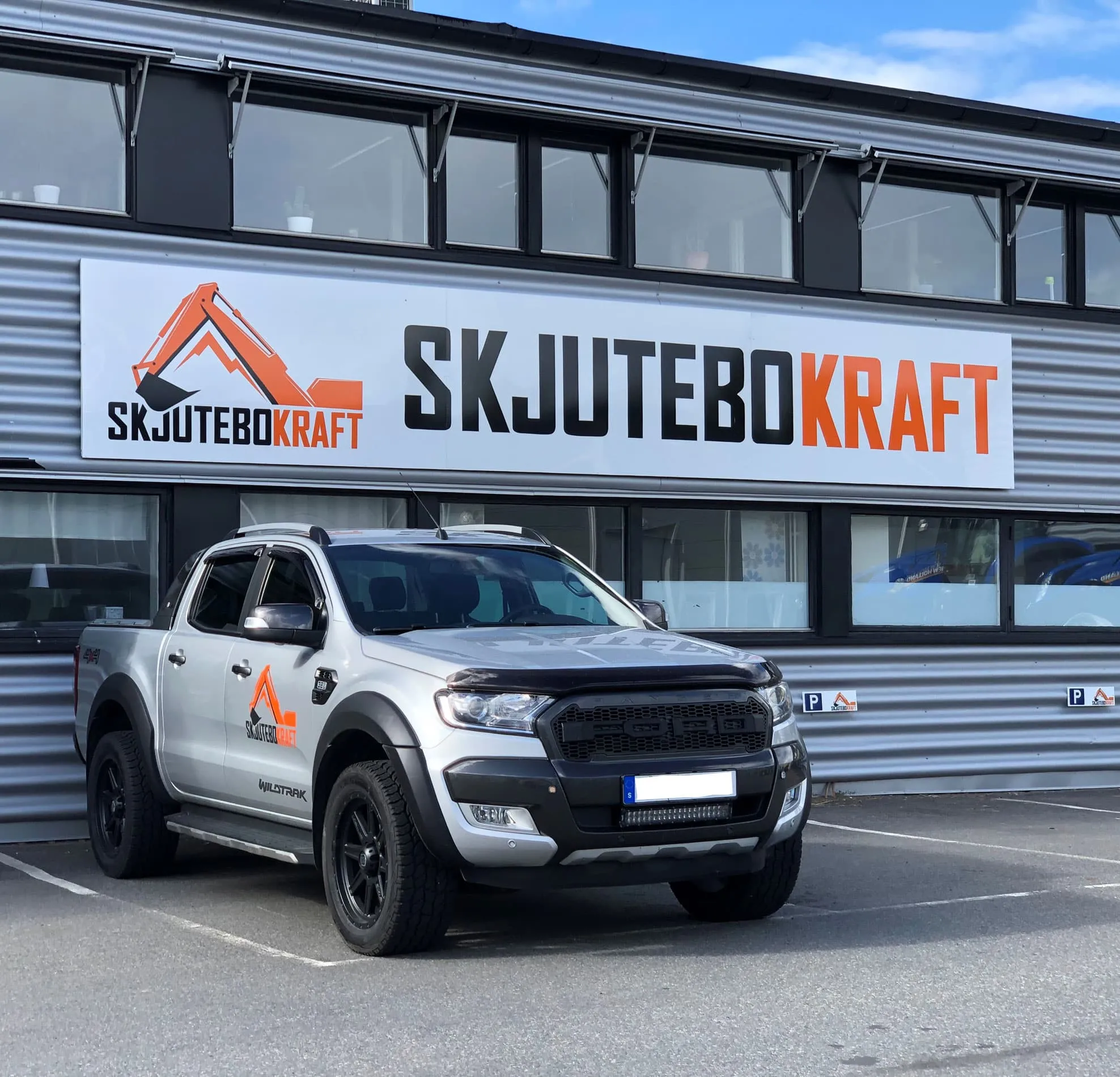 Skjutebo Krafts kontor på Granitvägen i Jönköping